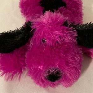 Dog plush stuffed six flags toy